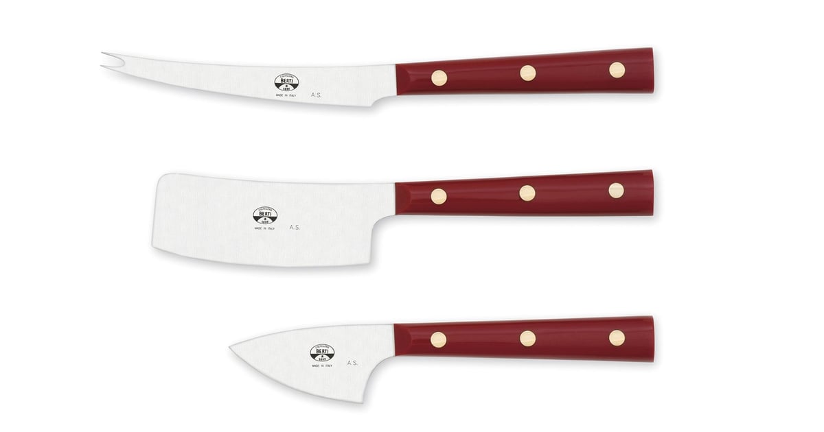 Over 400 Italian Cheese Knife Set in Wood Box Oprah's Favorite