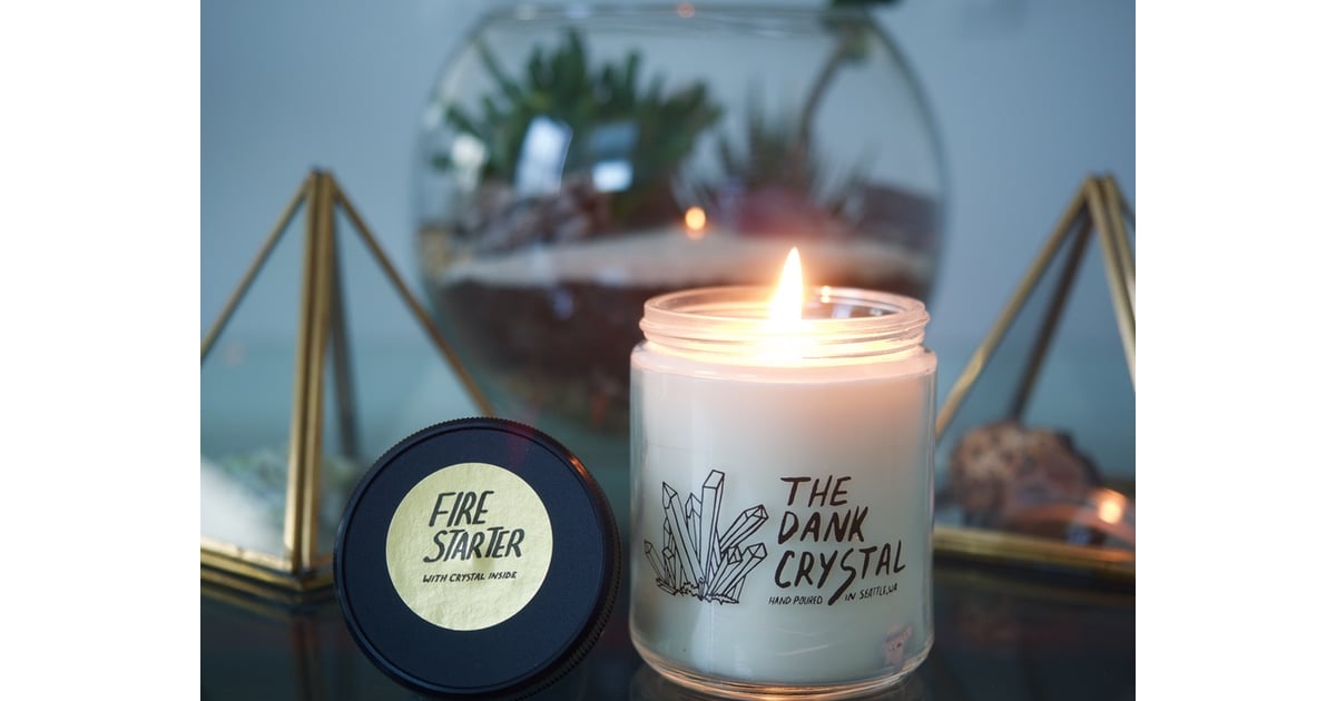 Sandalwood and Coconut Fire Starter Candle (14) Crystal Candles