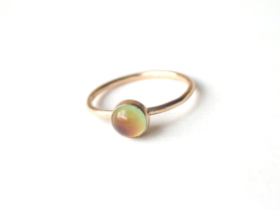 14-Karat Gold Small Mood Ring
