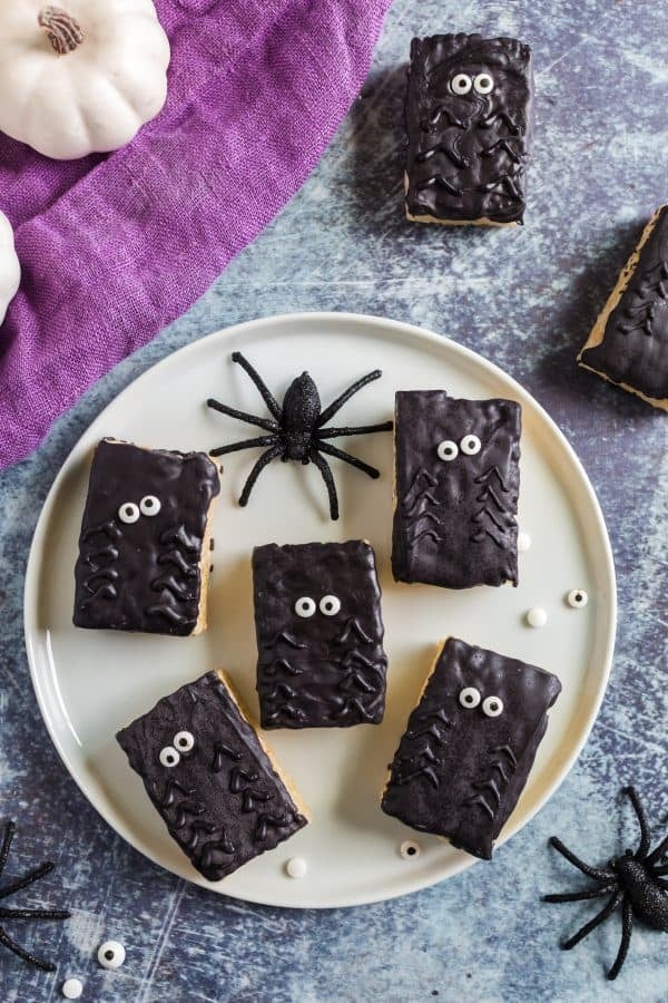 Halloween Spider Rice Krispie Treats