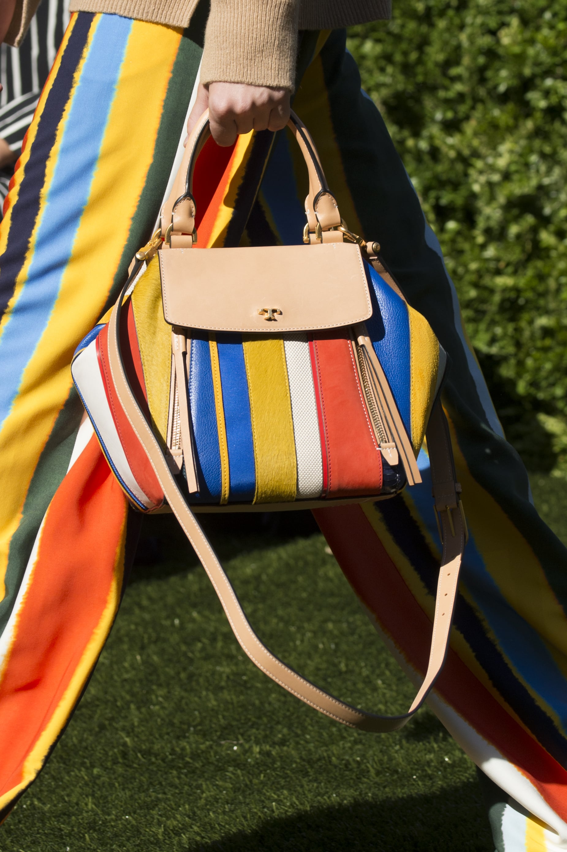 Striped: Tory Burch | These Runway Bags Are Worth the Wait 
