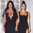 Kim and Kourtney Kardashian's Versace Gowns Work Together Like Pieces of a Sexy Puzzle