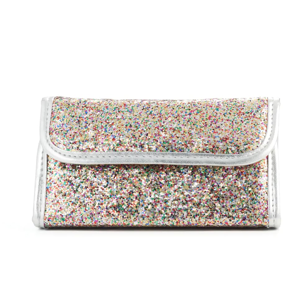 Simple Pleasures Multicolor Glitter Cosmetic Travel Set