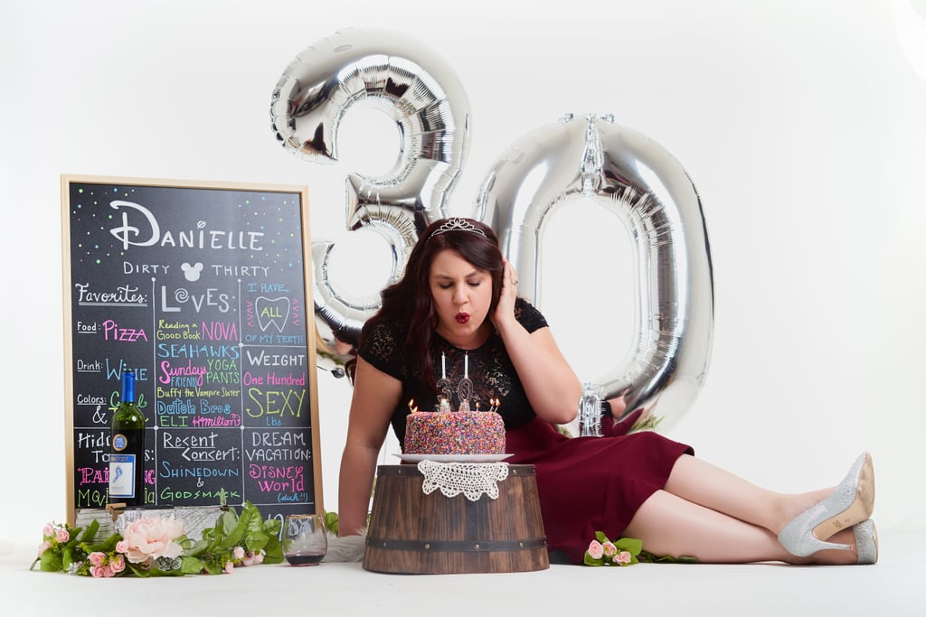 30th Birthday Cake Smash Photo Shoot