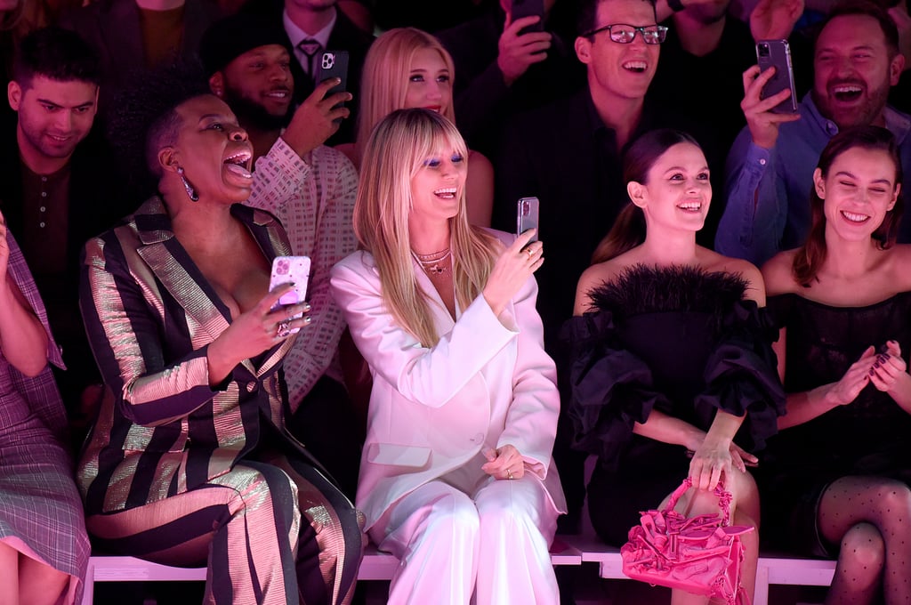 Leslie Jones Hypes Up Coco Rocha at Christian Siriano NYFW