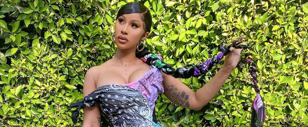 Cardi B's Matching Skills Are on Another Level, Thanks to Her Bandana-Print Birkin Bag