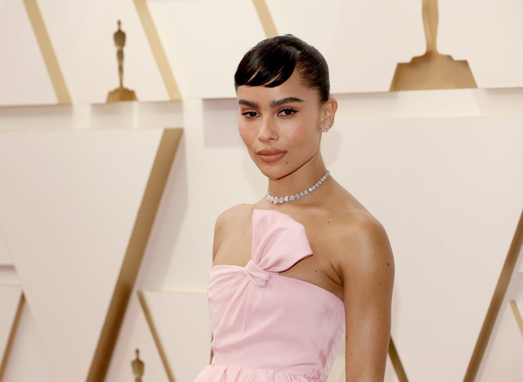 Zoë Kravitz's Saint Laurent Dress at the Oscars 2022