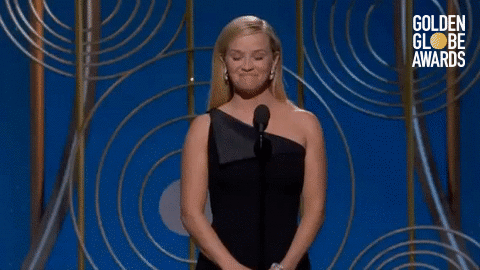 Reese preparing the audience for the greatness that is Oprah.