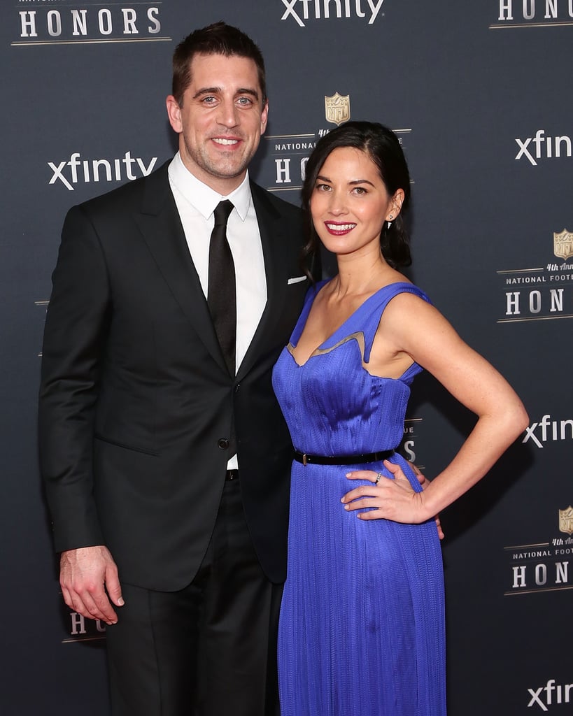 Aaron Rodgers and Olivia Munn brought their good looks to the NFL Honors red carpet.