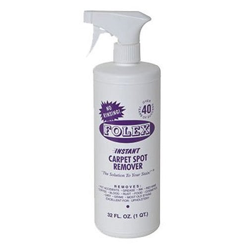With a loyal following, there's no doubt Folex Instant Carpet Spot Remover ($10) is effective. From pet accidents to oil splatters, fans swear by its near-magical ability to remove the most stubborn stains . . . even after years of trying other cleaners has failed.
