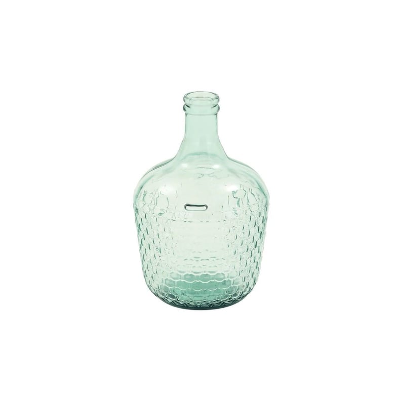 Glass Wide Bottle Vase