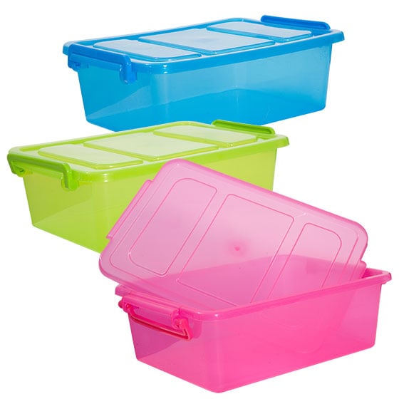 Translucent Plastic Storage Boxes With ClipLock Lids (1 each) Best