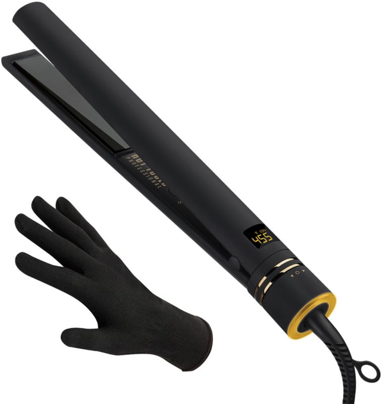 Hot Tools Black Gold 1'' Micro Shine Salon Flat Iron