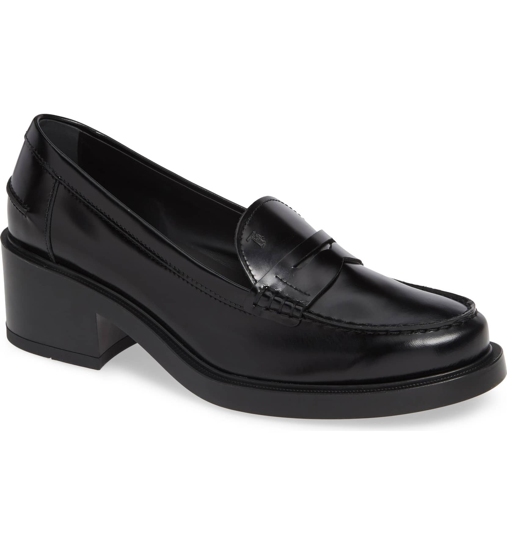 Tod's block new arrivals heel loafer