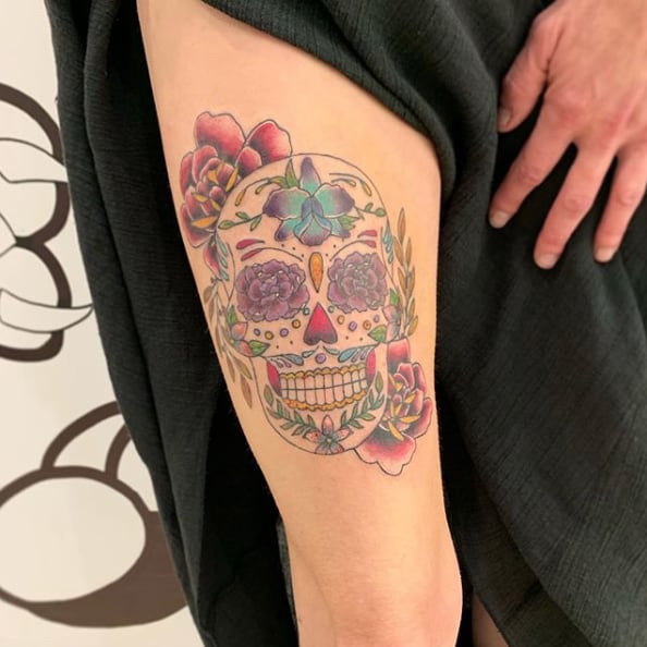 Sugar Skull Tattoo Inspiration Popsugar Latina