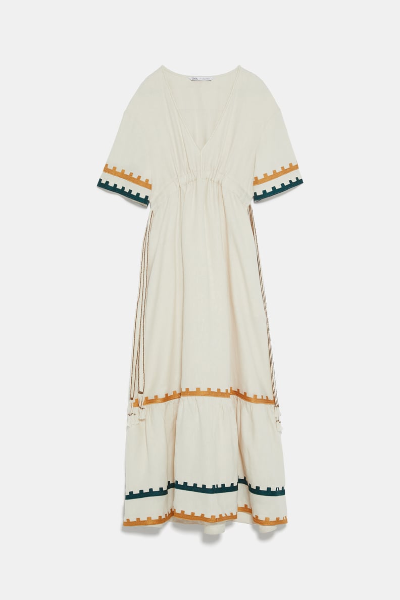 Zara Studio Embroidered Dress