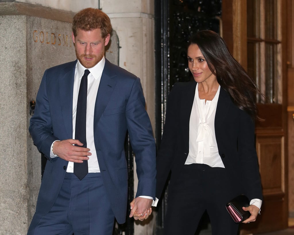 Prince Harry and Meghan Markle at Endeavour Awards Feb. 2018