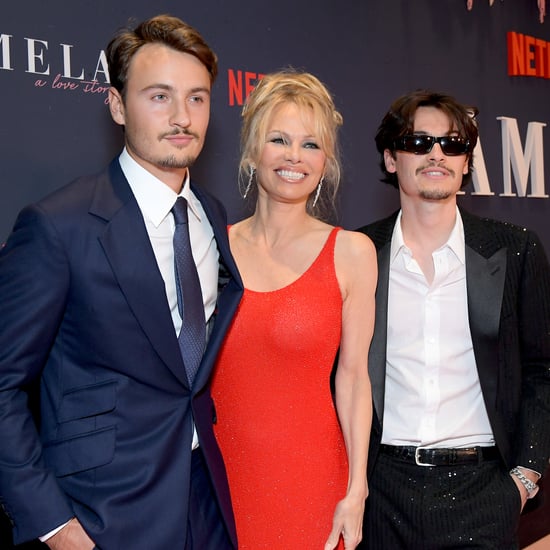 Pamela Anderson and Sons at Pamela, a Love Story Premiere