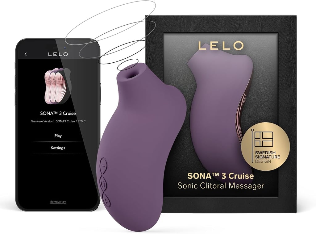 LELO Sona 3 Cruise ($125, originally $179)
This sex toy uses SenSonic technology to stimulate a broader area of the clitoris. It delivers steady pulsations that intensify when you press it more firmly against your body for a deeper, more powerful sensation.
"What I love about this toy is that it provides indirect stimulation using sonic pulses, so it's perfect for those who are extra sensitive, but it's also amazing for those who feel normal vibrators just don't cut it," relationship therapist Nicole Moore says. "The orgasms that this toy provides are so deeply satisfying and intense — it's that good!"