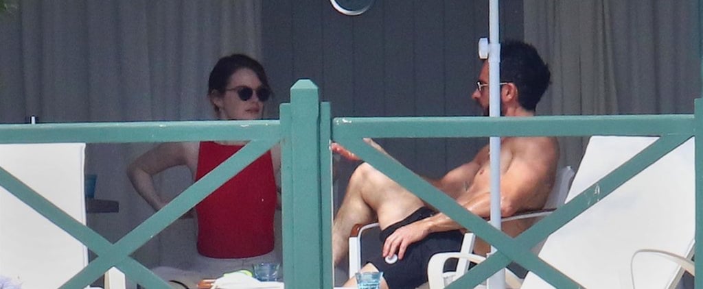 Emma Stone Had a Romantic Day With Justin Theroux, but All We Could Focus on Was Her One-Piece