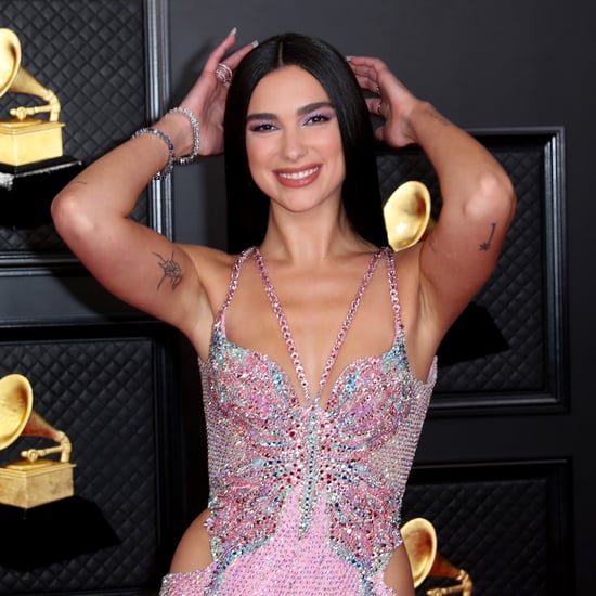 Dua Lipa Wearing GCDS Crochet Bikini