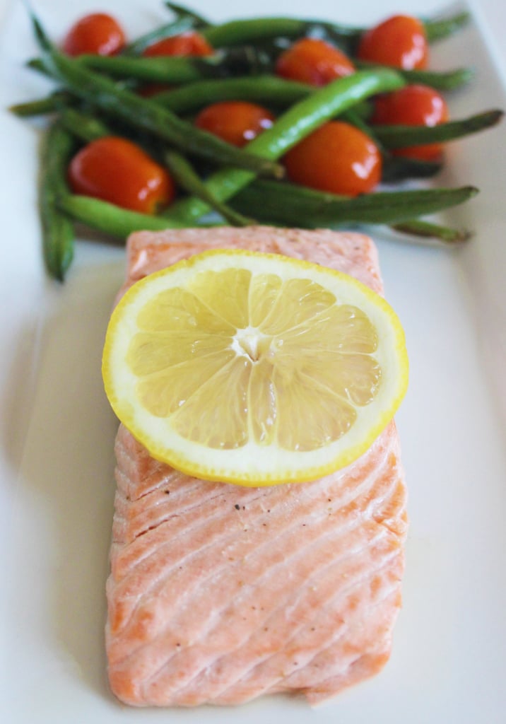 Baked Salmon and Veg Dinner