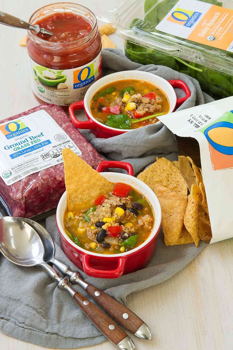 Beef Taco Quinoa Soup