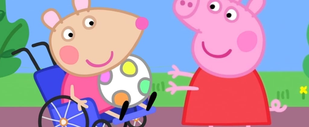 Mandy Mouse Character Who Uses a Wheelchair on Peppa Pig