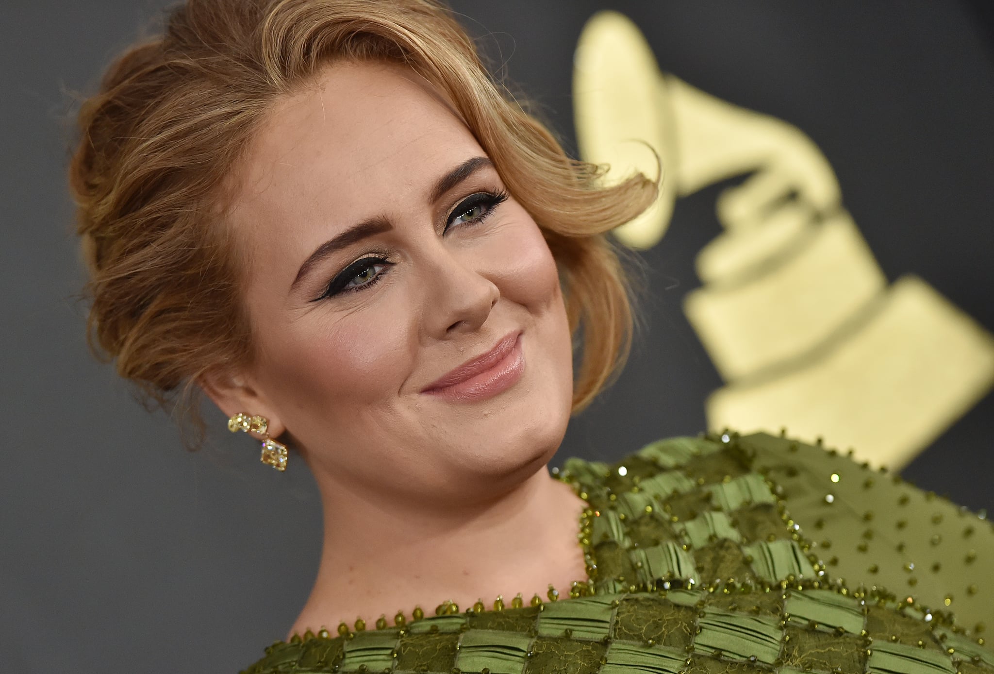 LOS ANGELES, CA - FEBRUARY 12:  Recording artist Adele attends the 59th GRAMMY Awards at STAPLES Centre on February 12, 2017 in Los Angeles, California.  (Photo by Axelle/Bauer-Griffin/FilmMagic)