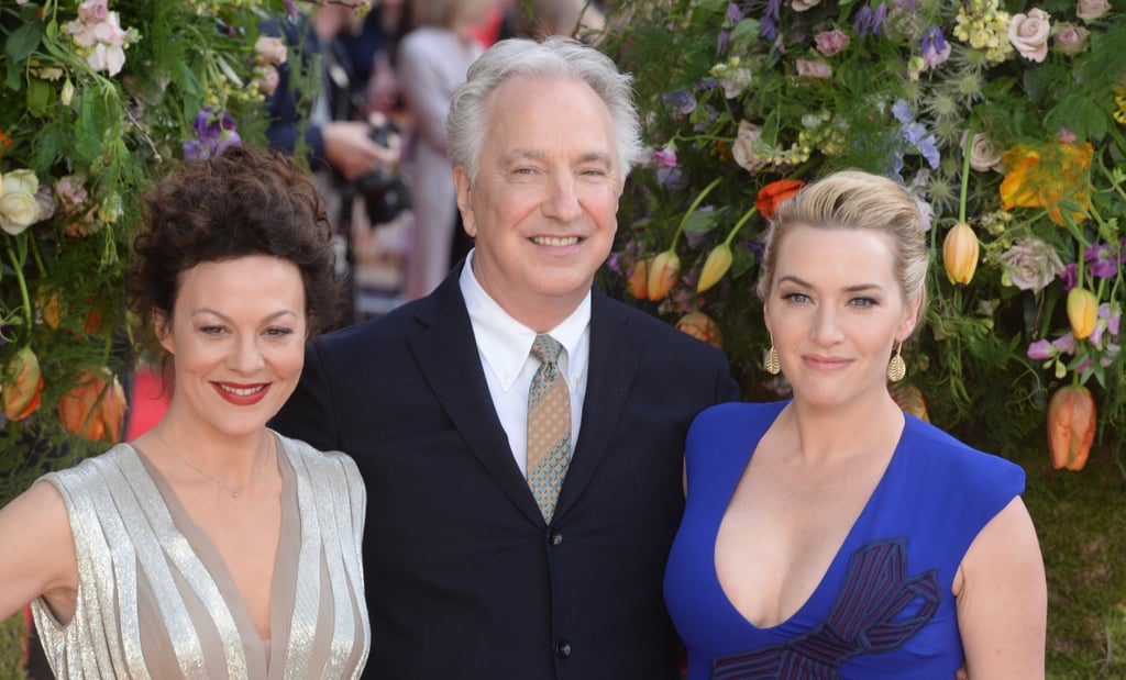 With Helen McCrory and Alan Rickman