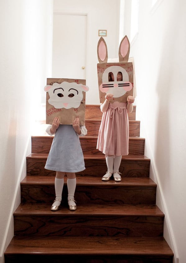 Brown Sack Easter Masks Brown Sack Easter Masks