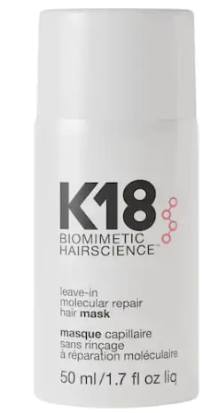 K18离开分子修复头发的面具
