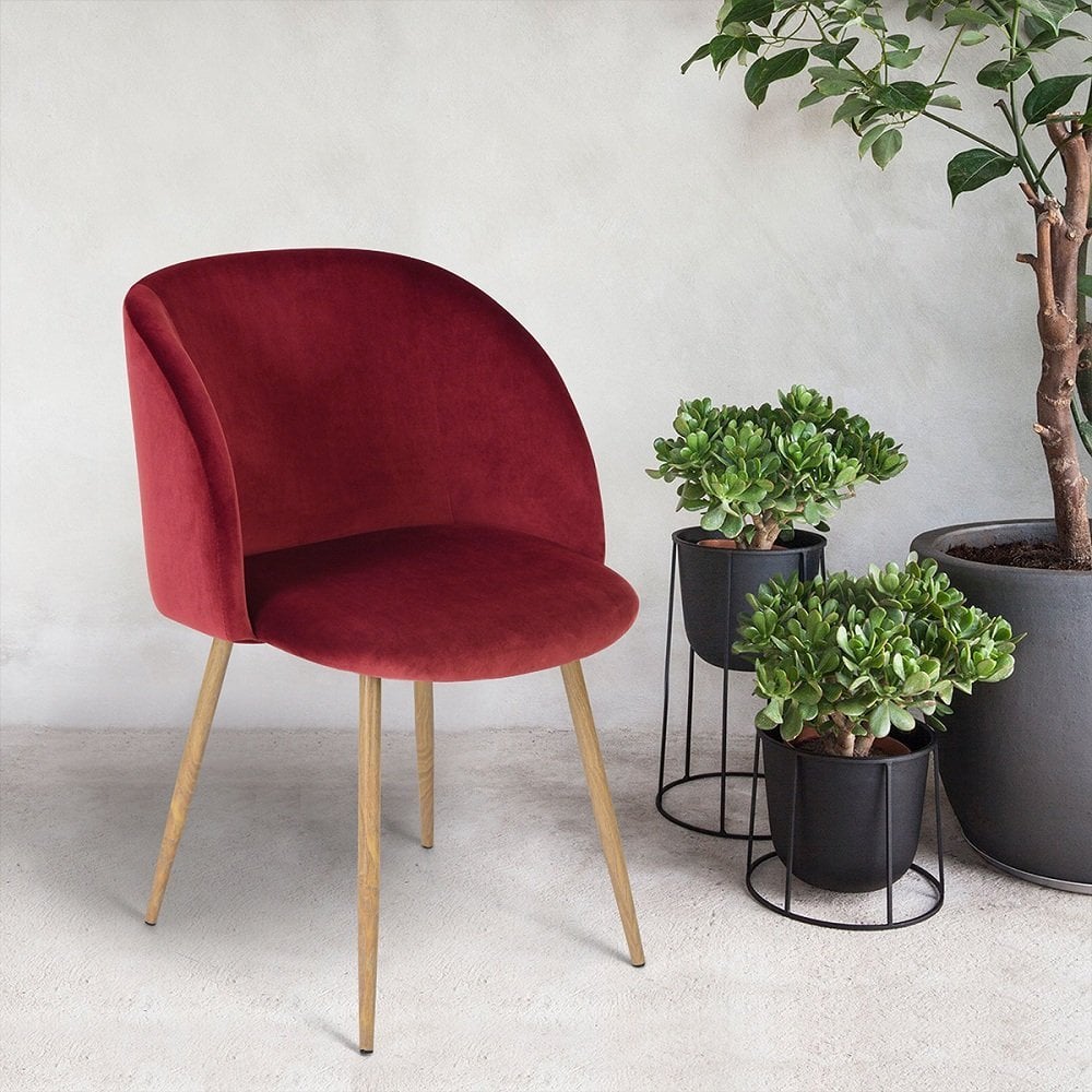 Amazon Midcentury Velvet Chair Set POPSUGAR Home
