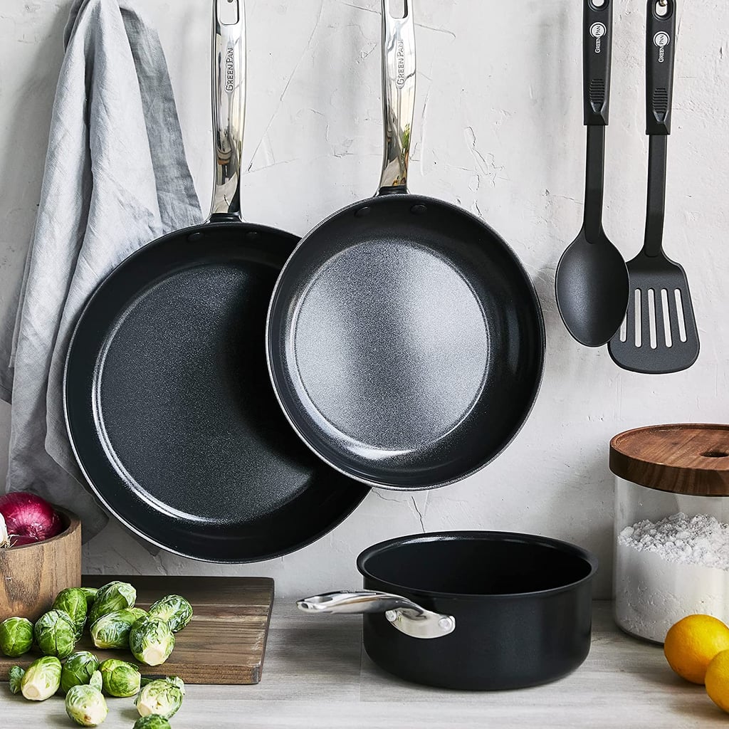 For the Chef: GreenPan Prime Midnight Cookware Pots and Pans Set