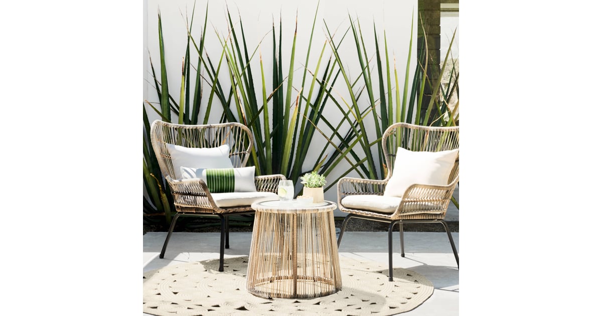 Threshold Latigo Rattan Patio Chat Set The Best Patio BBQ Items at the Target Sale POPSUGAR