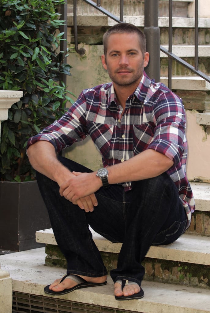 Paul sat for a laid-back photocall in Rome back in April 2011.