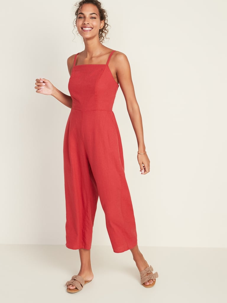 Old Navy Linen-Blend Cami Jumpsuit