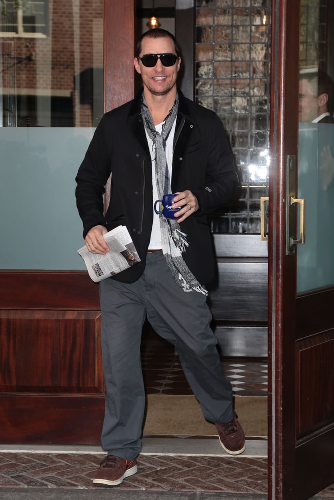Matthew McConaughey and Camila Alves in NYC November 2015