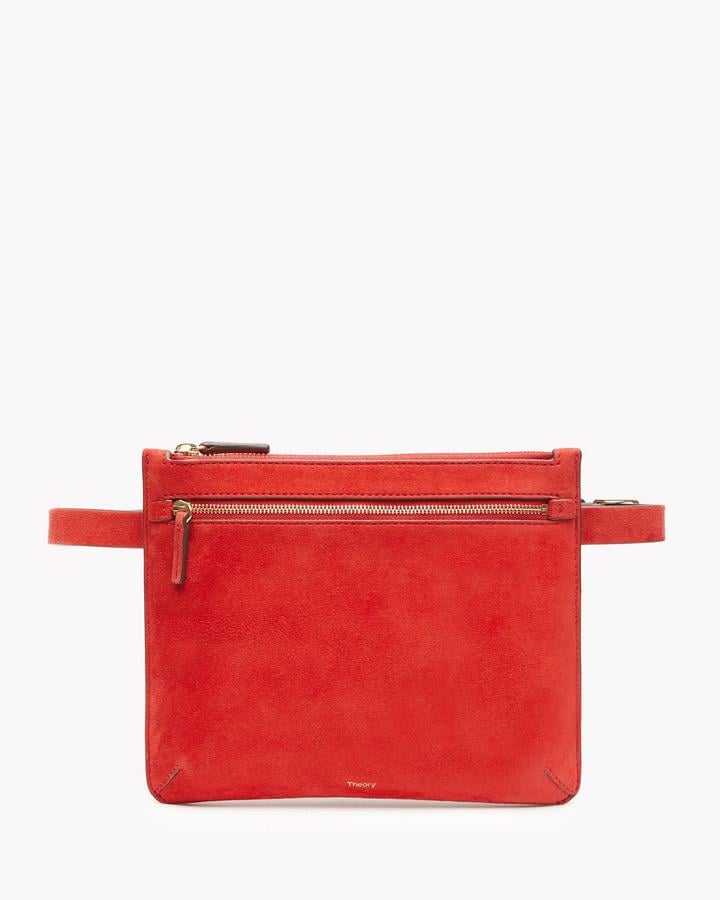 Theory Belt Bag in Suede