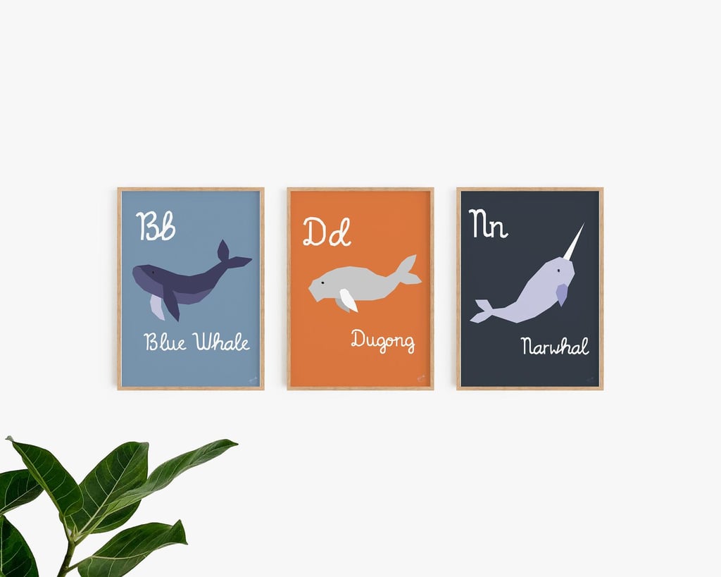 Sea Creatures 3 Nursery Prints