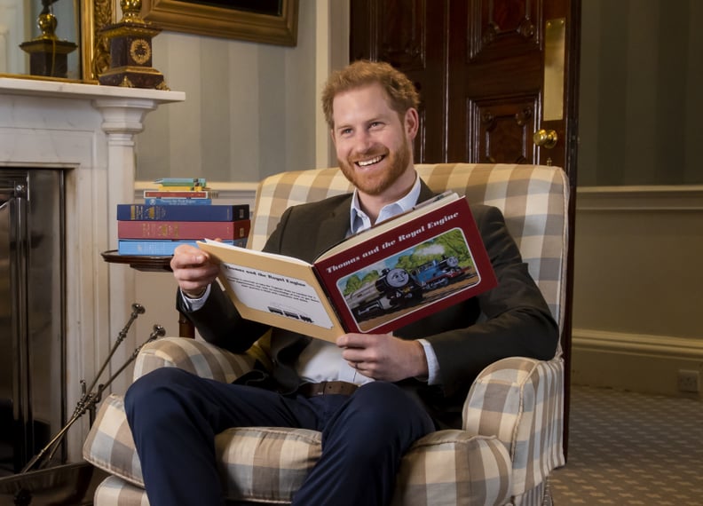 Image shows Harry, The Duke of Sussex photographed in January this year during the recording of his on-camera introduction to the new animated special 