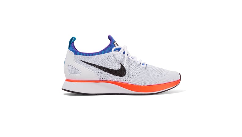 Nike Air Zoom Mariah Leather-Trimmed Flyknit Sneakers