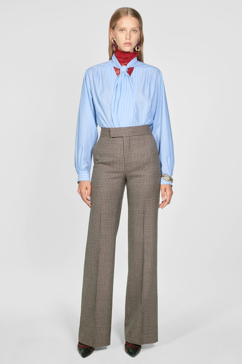 Zara Campaign Collection Shirt With Bow