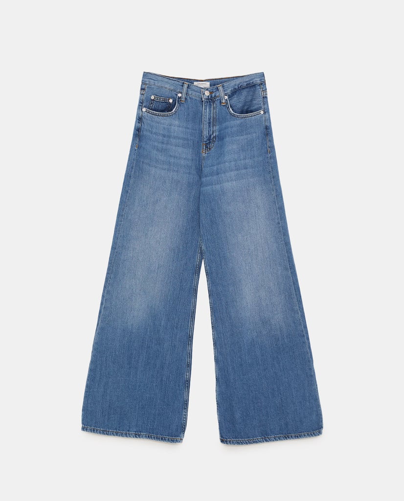 Zara Jeans Wide Leg Malibu Blue