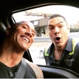 Dwayne Johnson Literally Stops Traffic to Make 1 Lucky Fan's Dream Come True