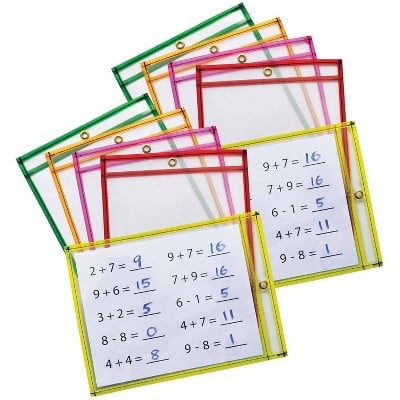 Pacon 20ct 9" x 12" Dry Erase Pockets