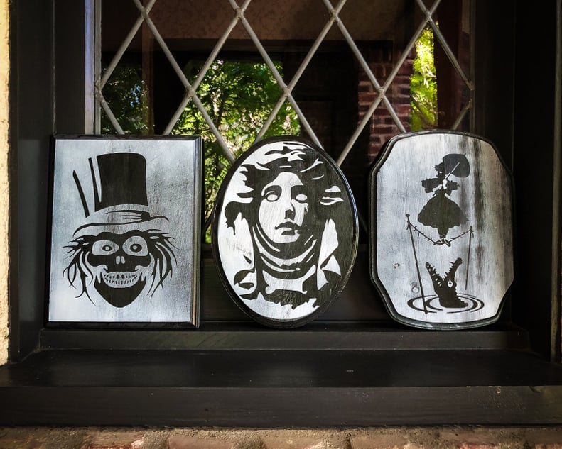 The Haunted Mansion Portrait Trio