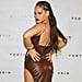Rihanna's Brown Leather Dress at Her Fenty Skin Launch