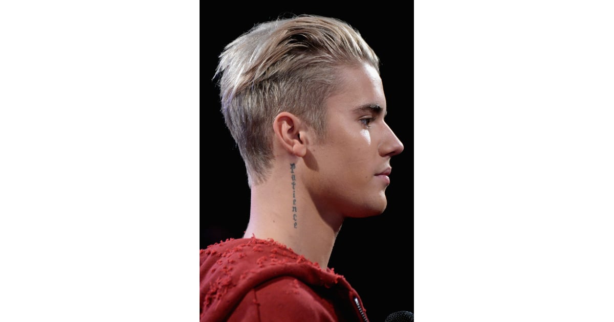 Justin Bieber shows off new laurel leaf neck tattoo after documentary  release