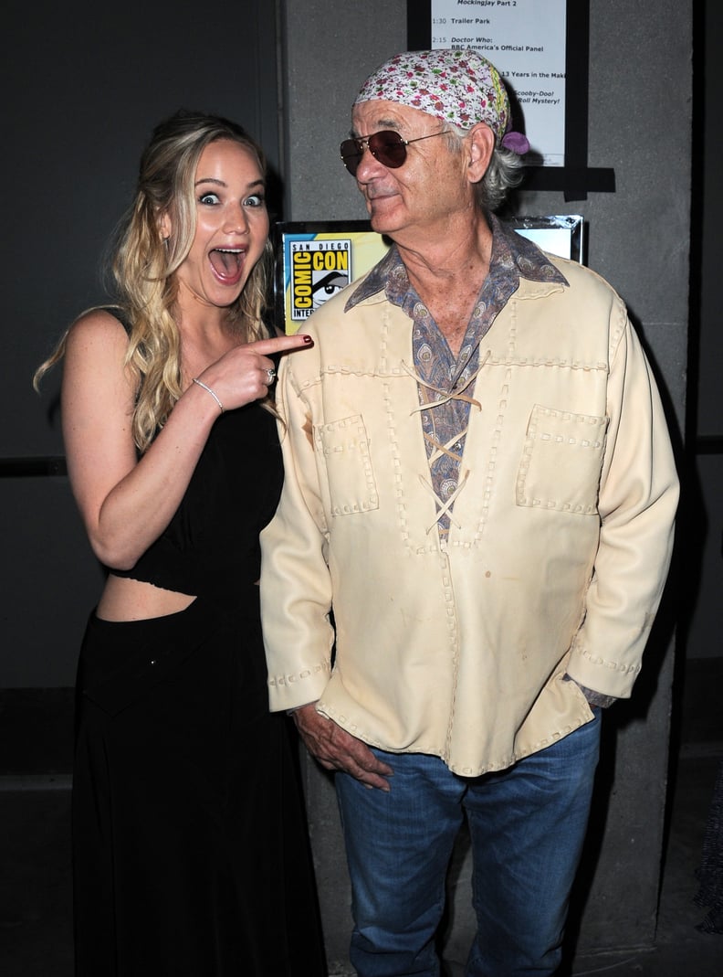 When She Made This Face Next to Bill Murray